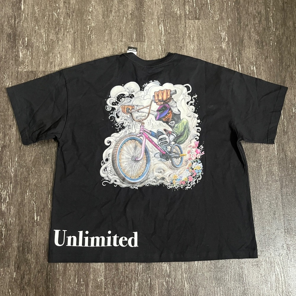 Ecko Unlimited Ride the Unlimited Graphic Black T-Shirt Men's NWT